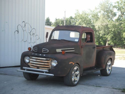1949 f1 ford truck rat rod chevy small block similar to f100 chevy 3100 c10 hot