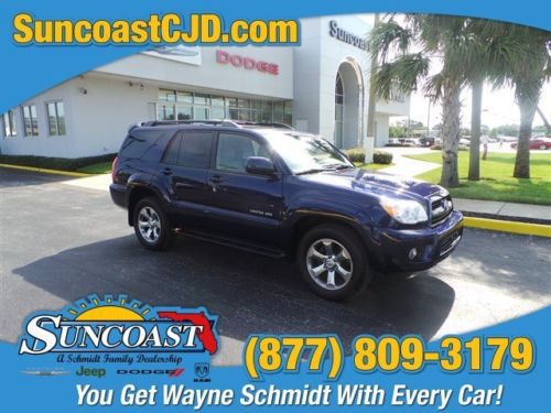2007 suv used gas v6 4.0l/241 5-speed automatic w/od  4wd leather blue