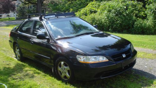 1999 honda accord ex 4 cyl 2.3 manual standard black 4 door car
