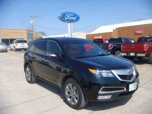 2010 acura mdx awd black 15,899 one owner miles