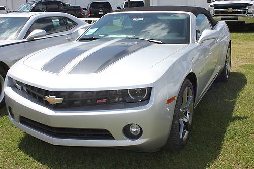 2012 chevrolet camaro rs convertible brand new untitled silver 2lt