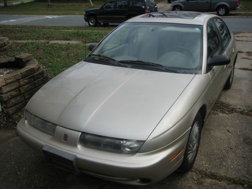 98 saturn sl-2 gold - carfax one owner, rebuilt trans, mechanic owned, 30+ mpg