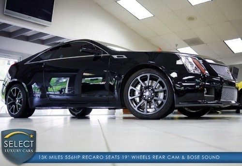 Beautiful 1 owner cts-v coupe recaro seats sunroof sueded steering 13k miles!!
