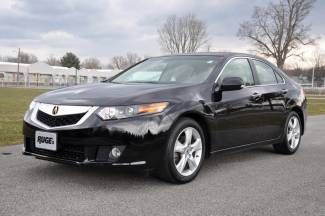 2010 black acura tsx automatic  with heated leather, moonroof &amp; gold paint