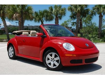 2007 volkswagen new beetle 2.5 convertible 6-speed auto leather htd seats
