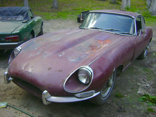 1968 e-type two-seat coupe, good original project