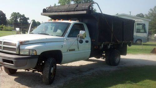 1997 dodge 3500 diesel 12 ft. dump truck