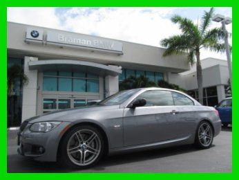 11 certified space gray 3l i6 turbo double clutch 335-is convertible *navigation
