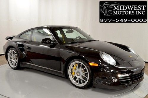 2012 porsche 911 turbo s black pdk highly optioned