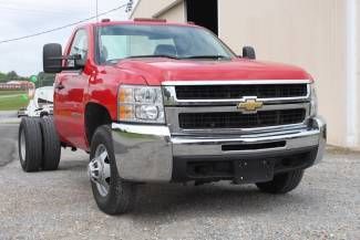 2009 chevrolet silverado 3500 hd cab and chassis 4x4 diesel new motor