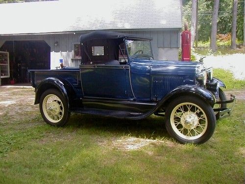 1928 ford model a roadster pick up restored mass flathead