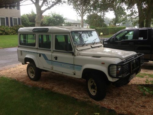 1985 land rover defender 110 county station wagon, diesel
