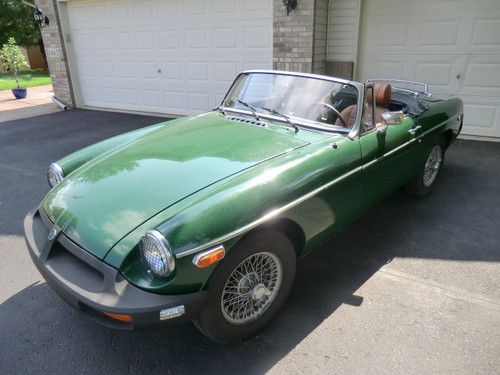 1977 mgb with electric overdrive and factory wire wheels