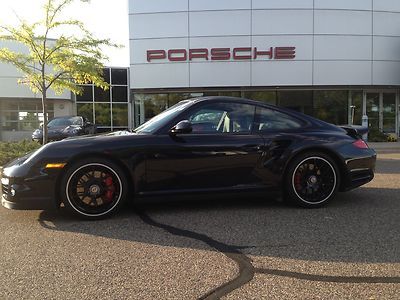 2011 certified pre-owned porsche 911 turbo coupe manual low miles