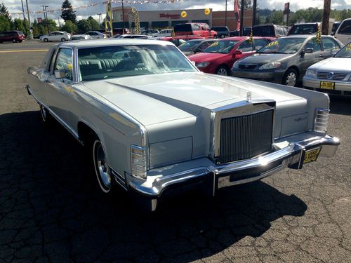 1977 lincoln continental town car coupe