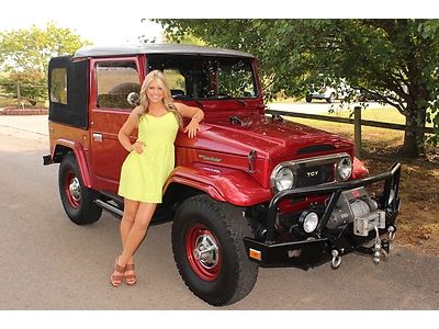 1976 toyota land cruiser ps pdb ac tuned port injected 350 leather see video