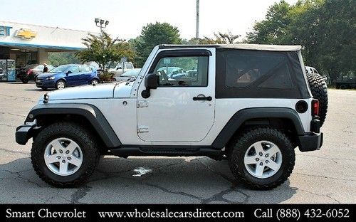 Used jeep wrangler 6 speed manual soft top off road jeeps we finance autos v6