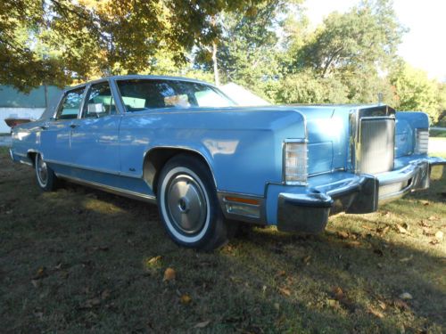 1978 lincoln continental 4 dr low mileage