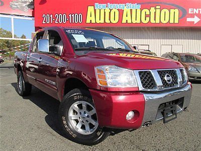 05 titan se crew cab 4x4 carfax certified 1 owner pre owned 4wd low reserve