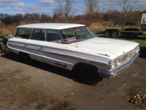 1964 ford galaxie 500 station wagon rat rod daily driver!!