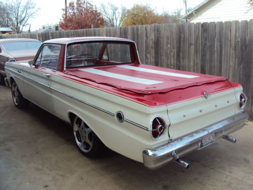 1965 ford ranchero.  2nd owner.  289. no rust new paint new int.  wood bed.