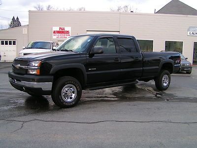 2004 chevy silverado 3500 ls crew cab 4x4 8ft bed one owner 5th wheel hitch