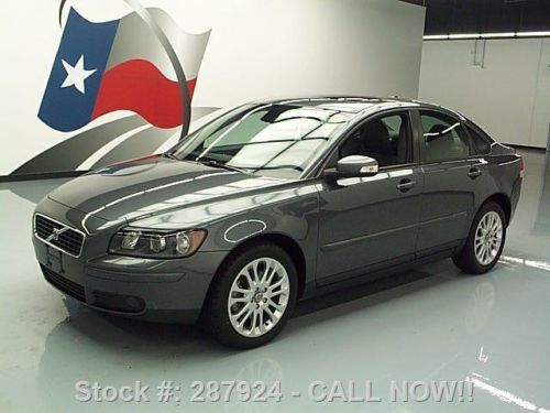 2007 volvo s40 t5 awd auto sunroof heated leather 57k!! texas direct auto