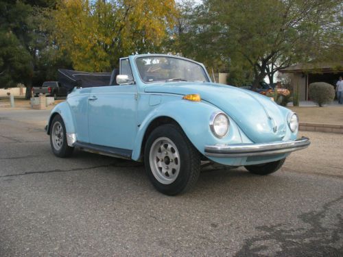 1971 vw beetle bug convertible,orig. paint,orig. top....same owner for 26 years!