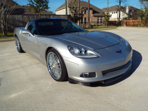 2008 c6 chevrolet corvette coupe - lots of extras, real carbon fiber, very clean