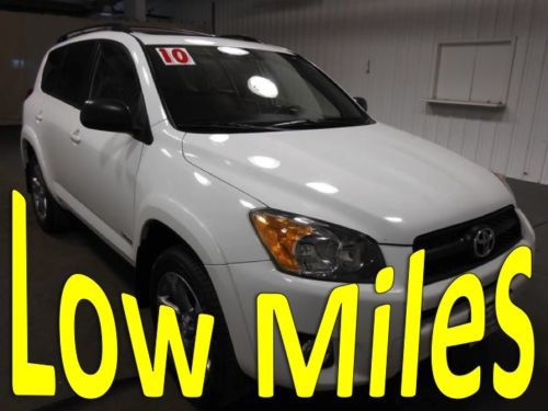 Low miles clean one owner sunroof sport white suv 2.5l cd am/fm mp3 abs ac