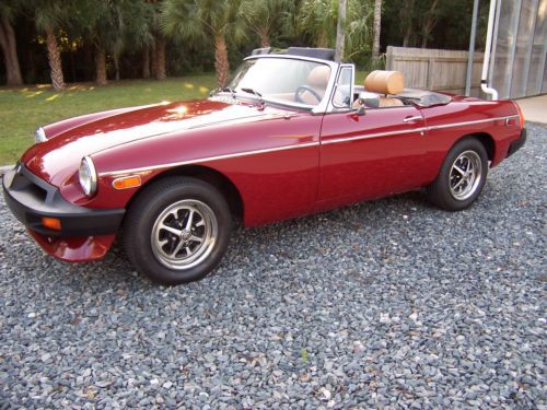 1980 mg mgb - excellent condition! 44,150 original miles! one owner! overdrive