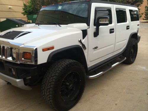 2008 hummer h2 luxury sport utility 4-door 6.2l, with navi, sunroof, rear dvd