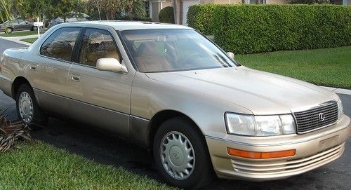 1992 lexus ls400 base sedan 4-door 4.0l