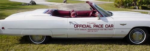 1973 cadillac eldorado convertible official 57th indy pace car "no reserve"