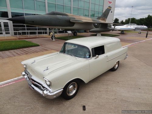 1957 chevy delivery wagon restored street &amp; show / 350+hp / overdrive / cold a/c