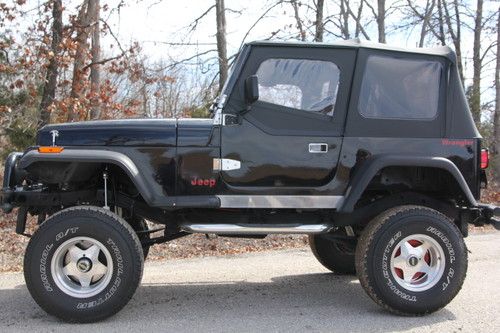 1989 jeep wrangler lifted no reserve!!!!