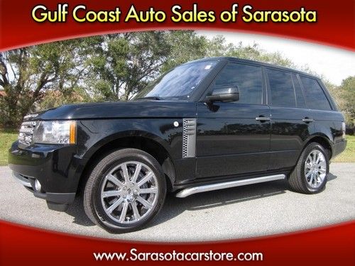 2011 land rover range rover hse luxury! 1-owner! fl car! nav! leather! clean!