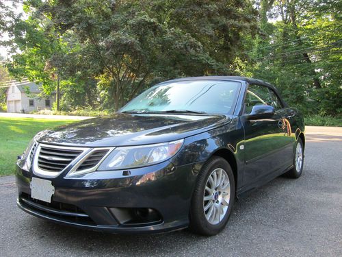 Saab 9 3 convertible 2008 new body style body damage 6-speed manual