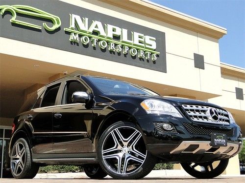 2010 mercedes-benz ml350 4matic automatic 4-door suv, 22" new wheels and tires!