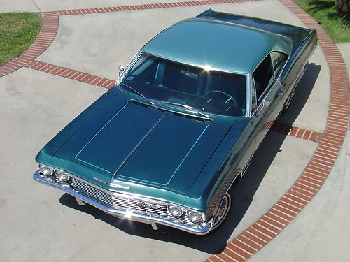 1965 chevy impala 2 tone aqua original 58, 59, 60, 61, 62, 63, 64, 65, 66, 67