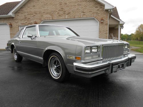 1977 buick riviera coupe 2-door 5.7l 350 v8 two tone paint sunroof 56k miles!