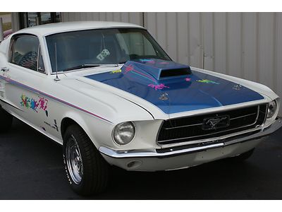 1967 mustang fastback rare high country special old skool hot rod retired show