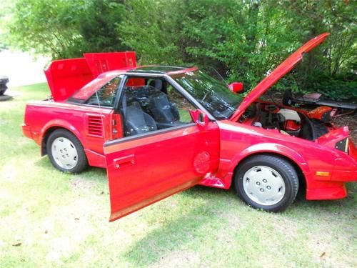 1989 toyota mr2 - 5-speed - t-top - cruise - a/c - new paint - 59,800 miles