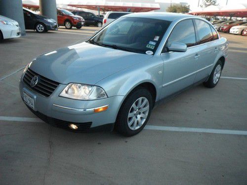 2003 volkswagen passat gls 1.8 4cyl turbo charged roof 3 owners