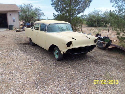 ***l@@k*** very nice rust free `57 chevy belair project arizona desert car