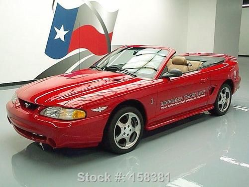 1994 ford mustang svt cobra convertible pace car 43k mi texas direct auto