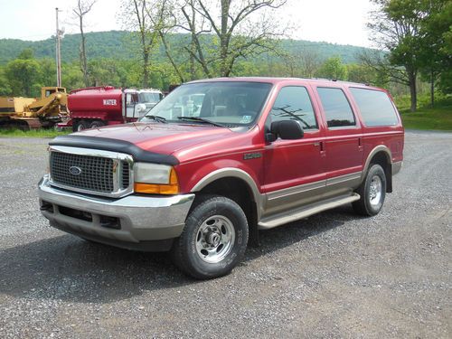 2000 ford excursion limited, leather, 4wd, gas v-10