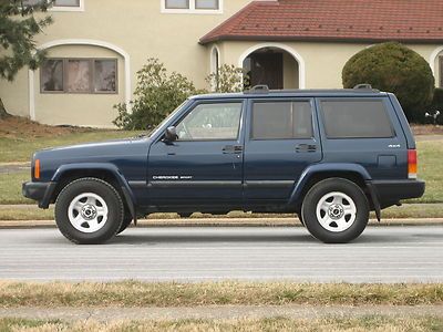 2000 jeep cherokee sport 4x4 two owner non smoker low miles clean no reserve!!!