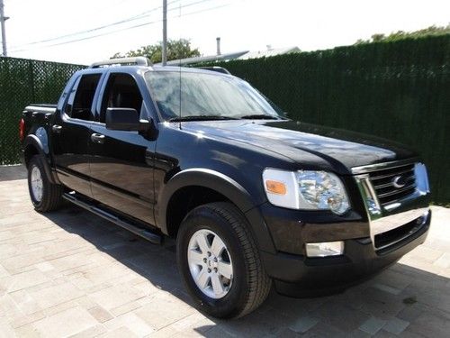 08 sport track sport-track leather 1 owner very clean xlt v6 automatic tonneau