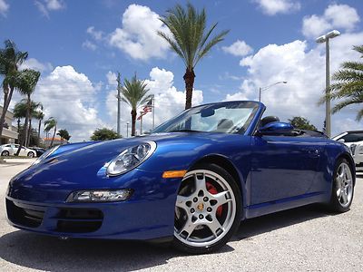 Carrera s cabriolet 997 clean carfax supple leather power and heated seats bose